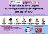 APCP 2024 - Special Pre-Congress - Vaccinology Masterclass 